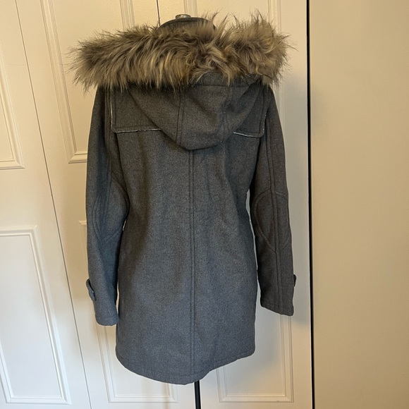 Garage wool blend gray coat - Picture 2 of 9